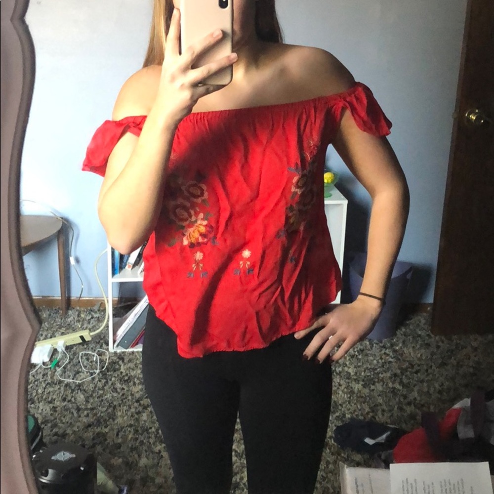 Off the shoulder top